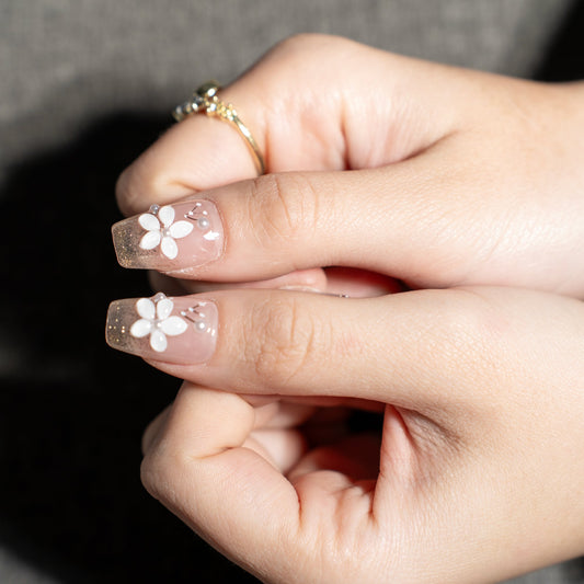 Dewdrop Flora Press-On Nails-DIY Nail Art-2