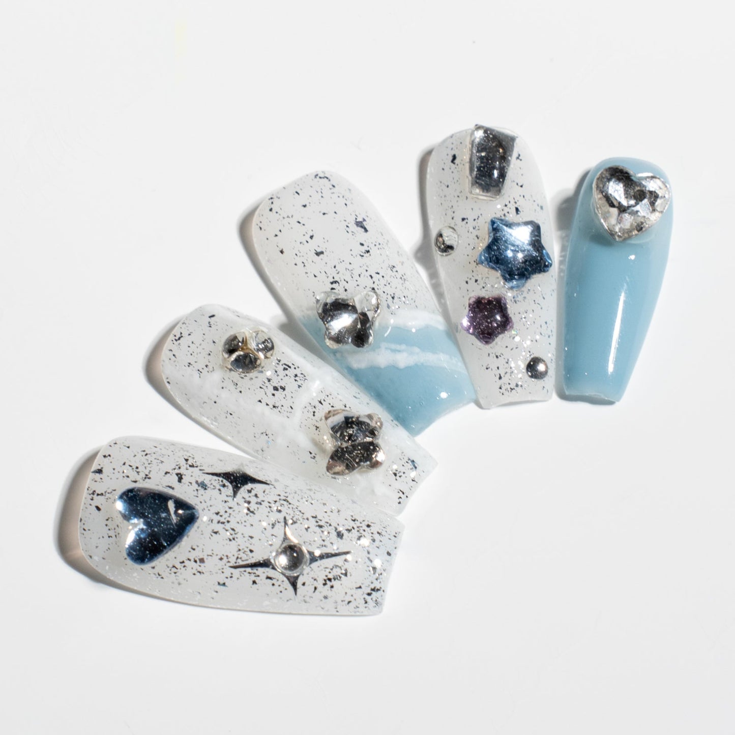 Renovanails Petal Stardust - Gel Press-On Nails-3