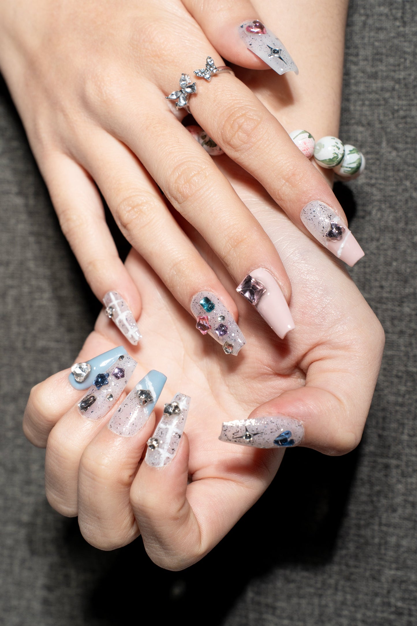 Renovanails Petal Stardust - Gel Press-On Nails-6