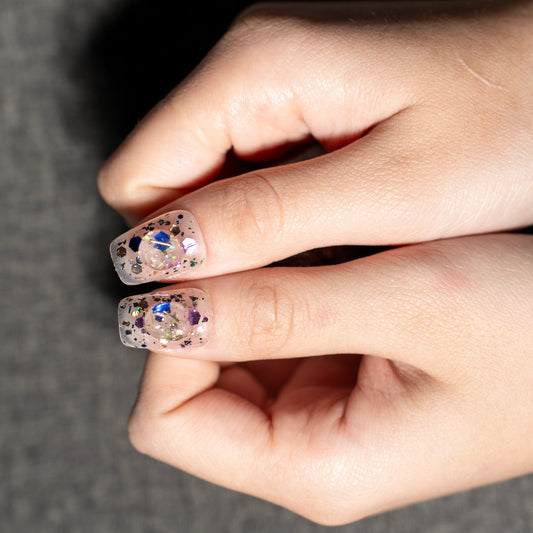 Renovanails Stellar Shards–lridescent Press-On Nails-2