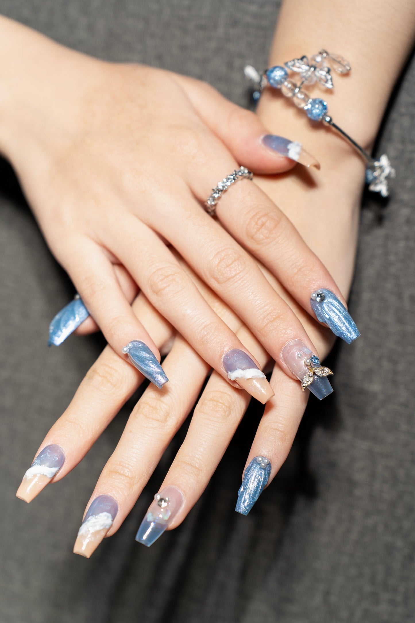 Renovanails Whale Song Pearl–Iridescent Press On Nails-6
