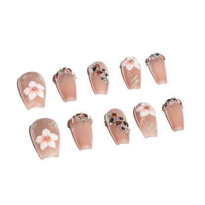 Dew & Blossom Press-On Nails-DIY Handmade Set-1