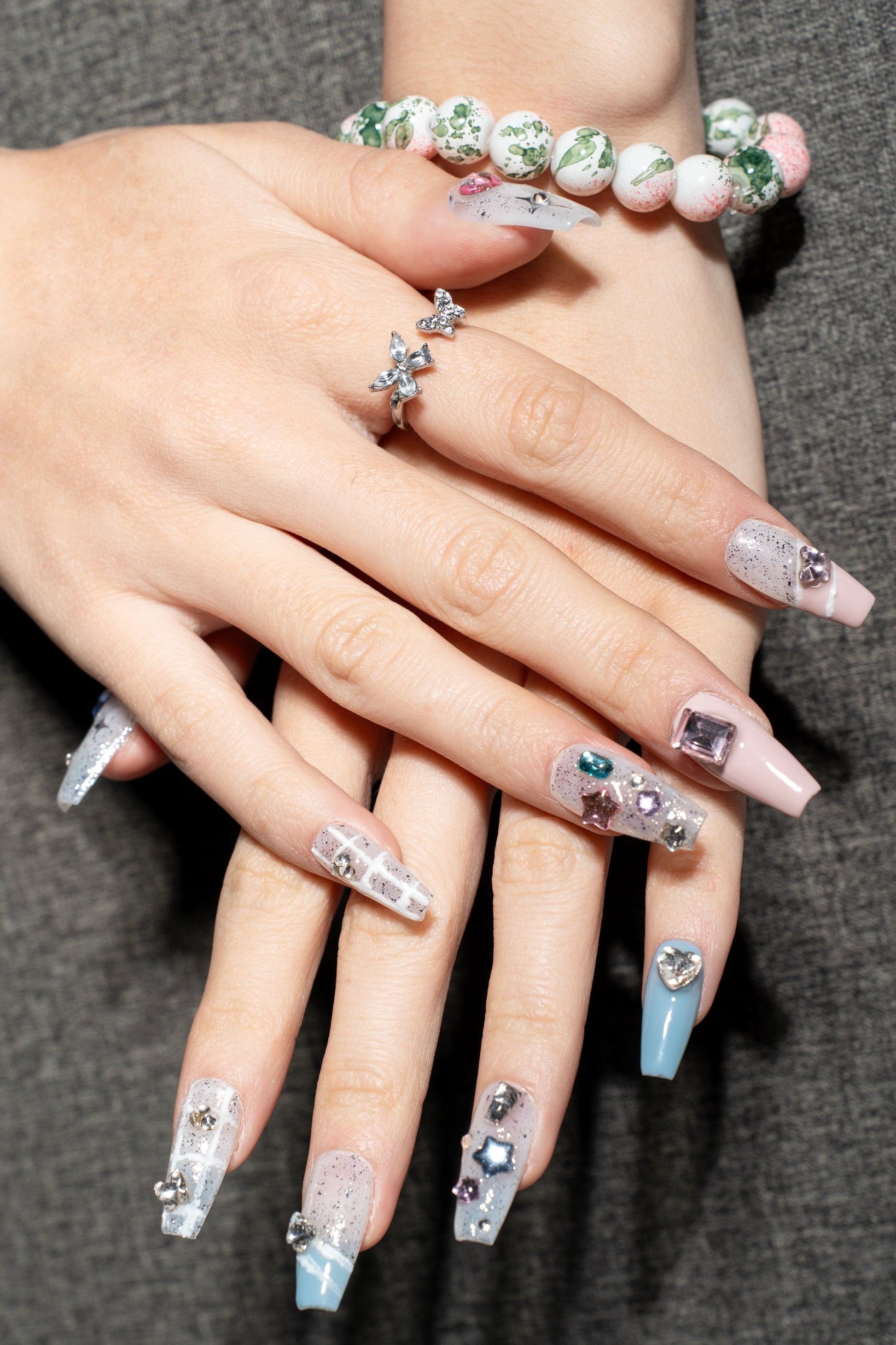 Renovanails Petal Stardust - Gel Press-On Nails-5