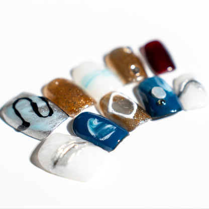 Renovanails Prismatic Glow–Iridescent Press-On Nails-4