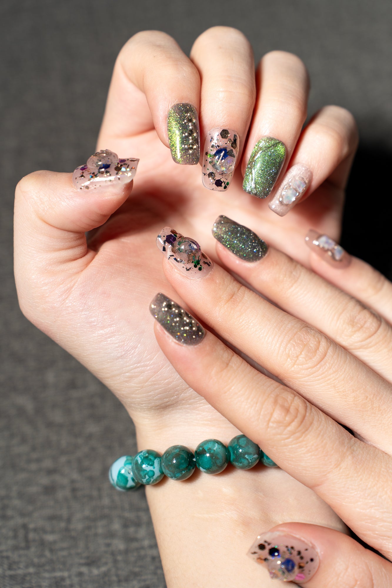Renovanails Stellar Shards–lridescent Press-On Nails-5