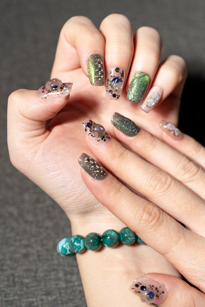 Renovanails Stellar Shards–lridescent Press-On Nails-5